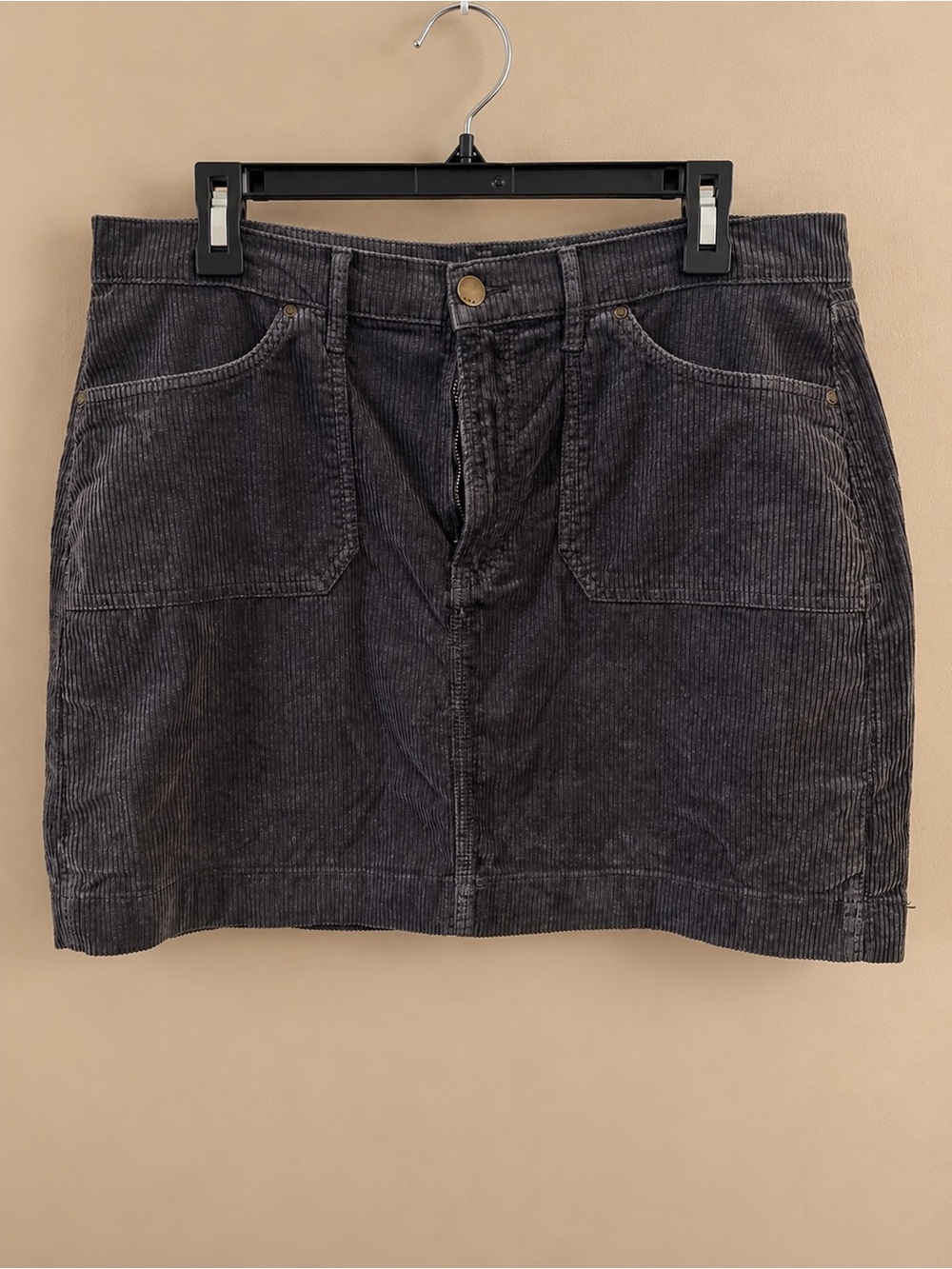 a.n.a Charcoal Corduroy Mini Skirt